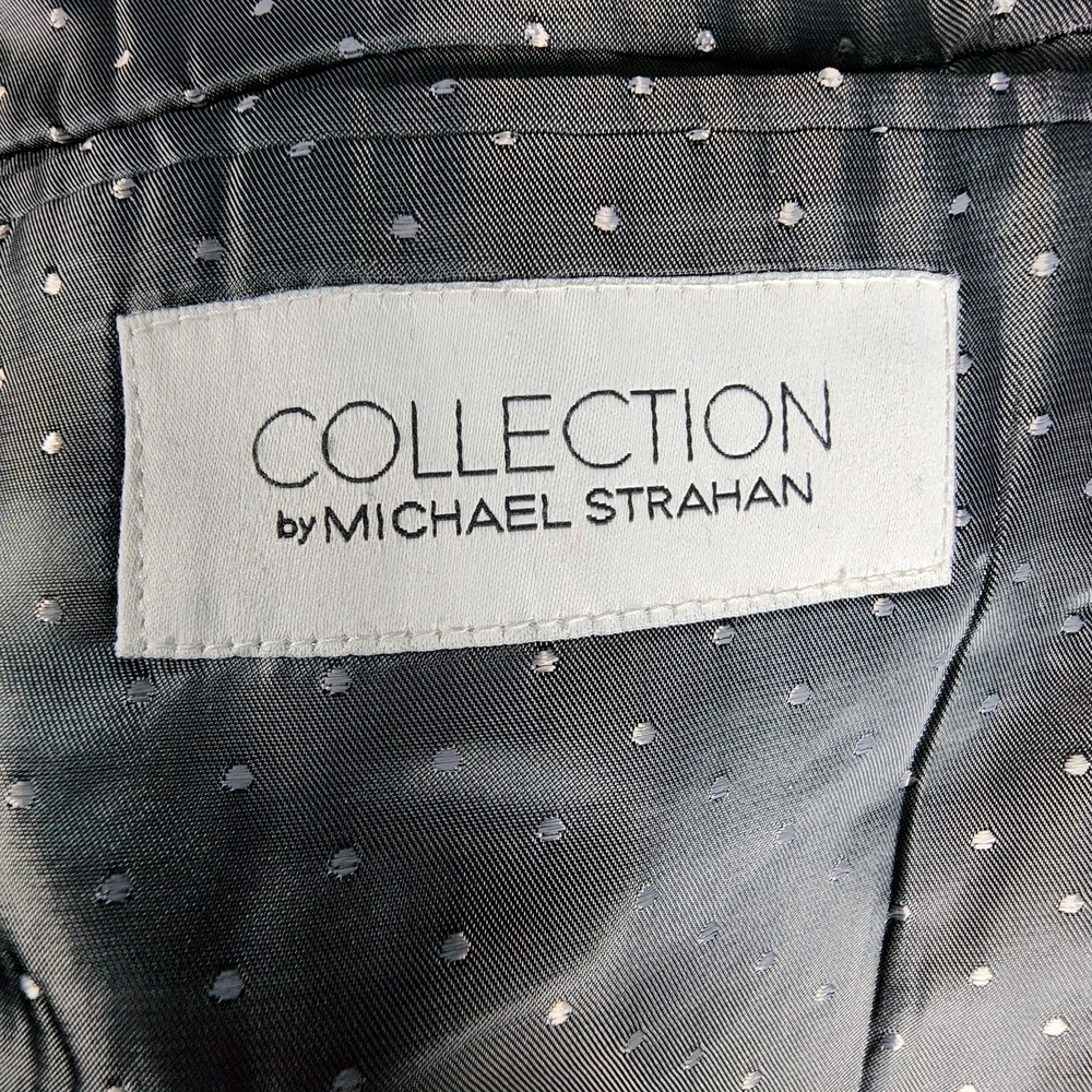 Michael Strahan 2 Piece Suit Men's 48S Gray Wool Blend Pants 38x31 Modern - Picture 7 of 16